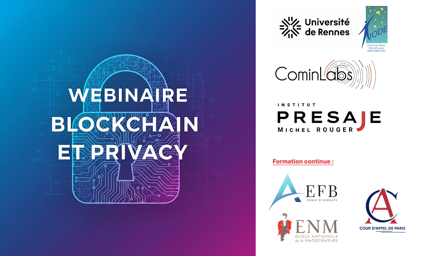 Webinaire : Blockchain et Privacy